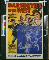 DAREDEVILS OF THE WEST 1sh '43