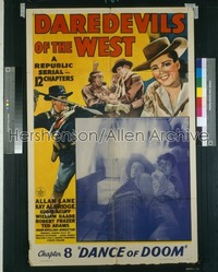 DAREDEVILS OF THE WEST 1sh '43