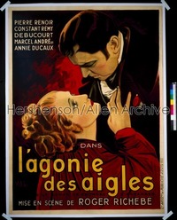 DEATH AGONY OF THE EAGLES French 1p '33