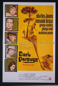 DARK PURPOSE 1sh '64