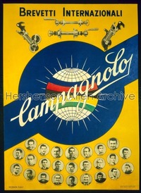 CAMPAGNOLA advertising poster '50s