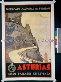 ASTURIAS travel poster '30s