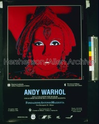 ANDY WARHOL ('95 art show) Italian 1sh '95