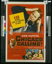 CHICAGO CALLING 1sh '51