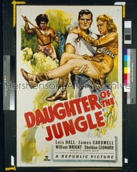 DAUGHTER OF THE JUNGLE ('49) 1sh '49