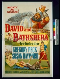 DAVID & BATHSHEBA 1sh '51