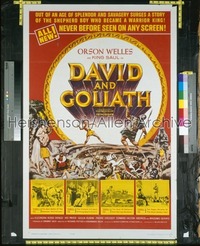 DAVID & GOLIATH 1sh '60