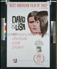 DAVID & LISA 1sh '63