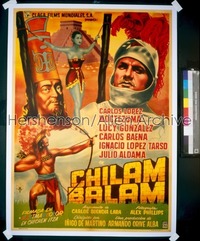 CHILAM BALAM Mexican poster '55