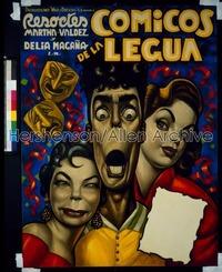 COMICOS DE LA LEGUA Mexican poster '57