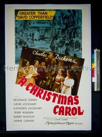 CHRISTMAS CAROL ('38) style D 1sh '38