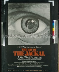 DAY OF THE JACKAL English 1sh '73