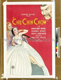 CHU CHIN CHOW style A 1sh '34