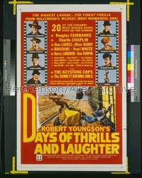 DAYS OF THRILLS & LAUGHTER 1sh '61