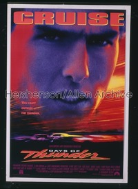 DAYS OF THUNDER 1sh '90