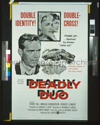 DEADLY DUO 1sh '62