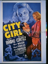 CITY GIRL 1sh '38