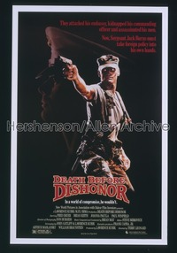 DEATH BEFORE DISHONOR 1sh '86