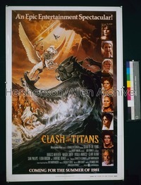 CLASH OF THE TITANS ('81) 1sh '81