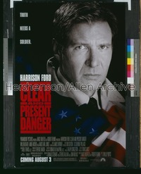 CLEAR & PRESENT DANGER 1sh '92