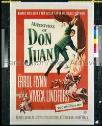 ADVENTURES OF DON JUAN 1sh '49