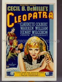 CLEOPATRA ('34) style A 1sh '34