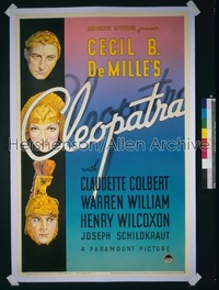 CLEOPATRA ('34) style B 1sh '34