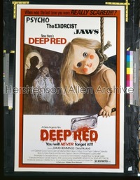 DEEP RED 1sh '75