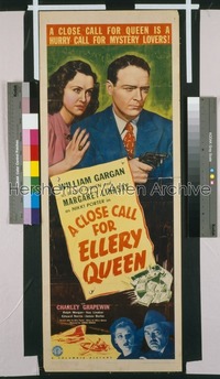 CLOSE CALL FOR ELLERY QUEEN insert '42