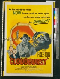 CLOUDBURST 1sh '51