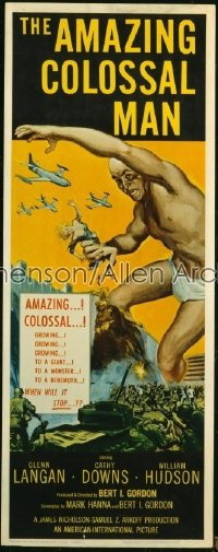 AMAZING COLOSSAL MAN insert '57