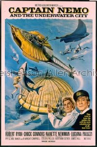 CAPTAIN NEMO & THE UNDERWATER CITY 1sh '69