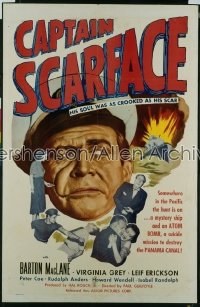 CAPTAIN SCARFACE 1sh '53