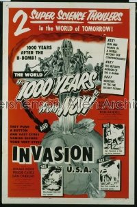 CAPTIVE WOMEN/INVASION U.S.A. ('52) 1sh '56