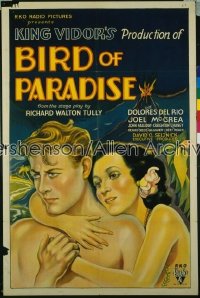 BIRD OF PARADISE ('32) 1sh '32