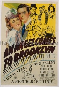 ANGEL COMES TO BROOKLYN 1sh '45