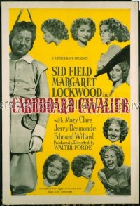 CARDBOARD CAVALIER English 1sh '49