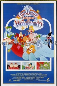 CARE BEARS ADVENTURE IN WONDERLAND 1sh '87