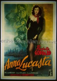 ANNA LUCASTA ('49) Italian 1p '49