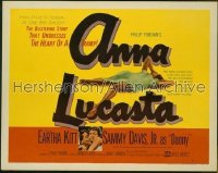 ANNA LUCASTA ('59) style B 1/2sh '59