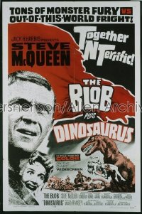 BLOB ('58)/DINOSAURUS 1sh '64