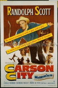 CARSON CITY 1sh '52