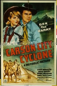 CARSON CITY CYCLONE 1sh '43