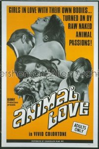 ANIMAL LOVE 1sh '69