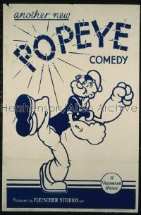 ANOTHER NEW POPEYE COMEDY ('39) 1sh '39