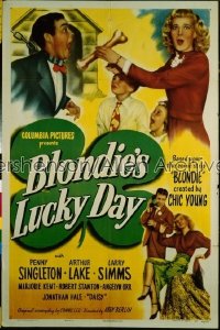 BLONDIE'S LUCKY DAY 1sh '46