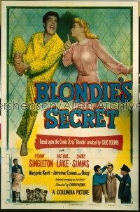 BLONDIE'S SECRET 1sh '48