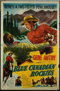 BLUE CANADIAN ROCKIES 1sh '52