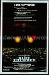 BLUE THUNDER 1sh '82