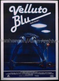 BLUE VELVET Italian 1p '86